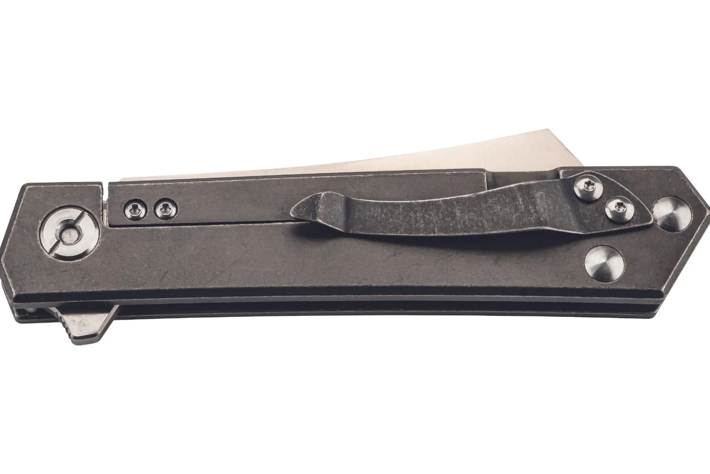 Couteau pliant Herbertz 593612 manche en titane TC4 gris 12cm