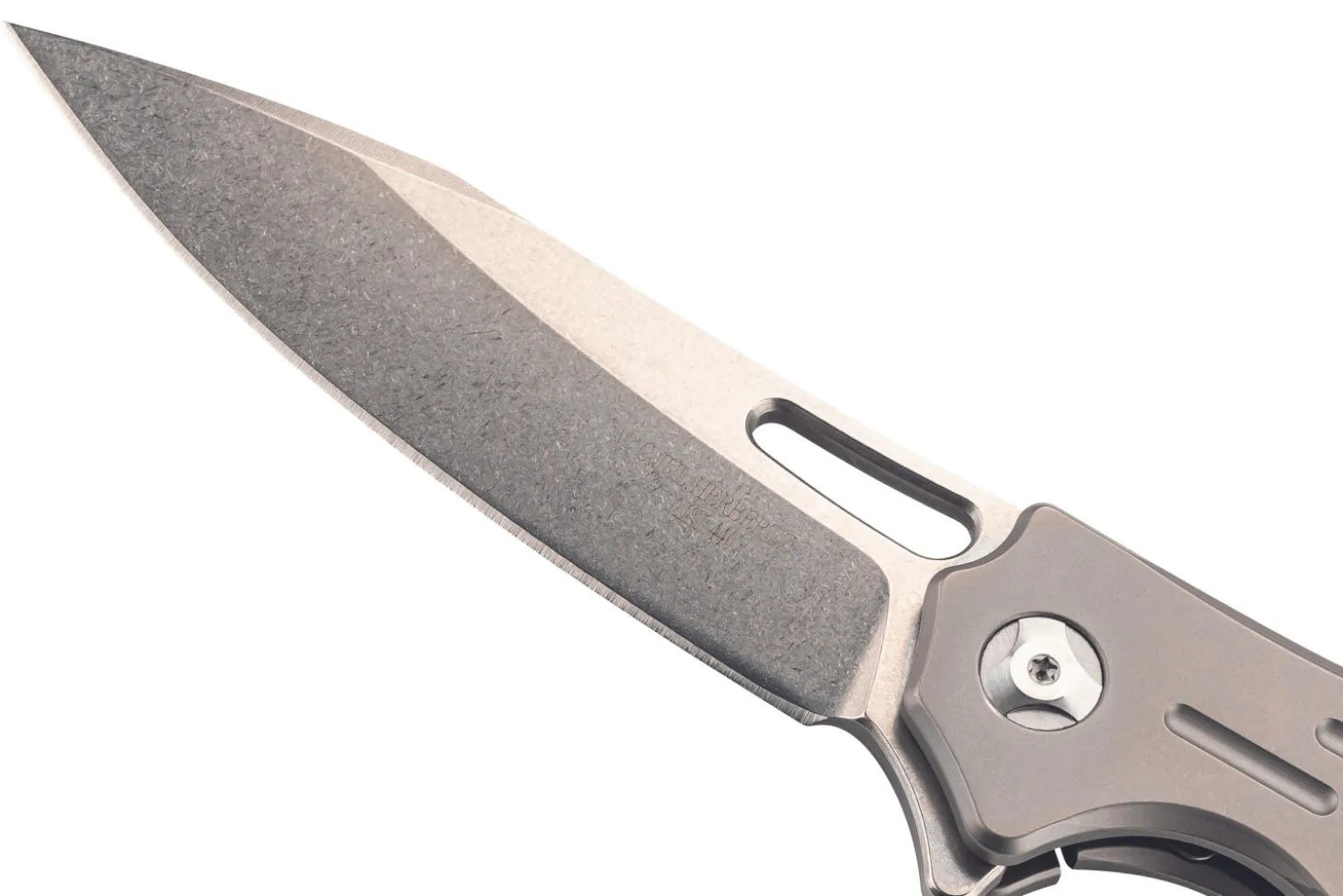 Couteau pliant Herbertz 593512 manche robuste en titanium gris 11,8cm