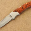Couteau pliant Herbertz 591312 manche pakkawood orange 11,5cm