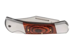 Couteau pliant Herbertz 2141 manche pakkawood marron orangé double mitre