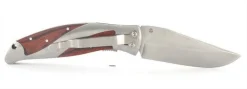 Couteau pliant Herbertz 216211 manche métal/pakka 11cm + coffret bois