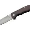 Couteau pliant Herbertz 533010 manche ergonomique en titane grenaillé 10cm