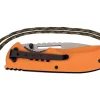 Couteau pliant Herbertz 564712 manche en ABS orange 12cm avec cordon