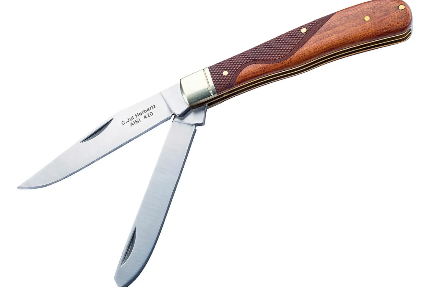 Couteau pliant Herbertz 597711 manche en bois 10,5cm