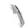 Couteau pliant Herbertz 233511 revêtement titane arc-en-ciel manche 12cm