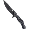 Couteau pliant Herbertz 592912 squelette blackwashed manche inox / alu 12cm