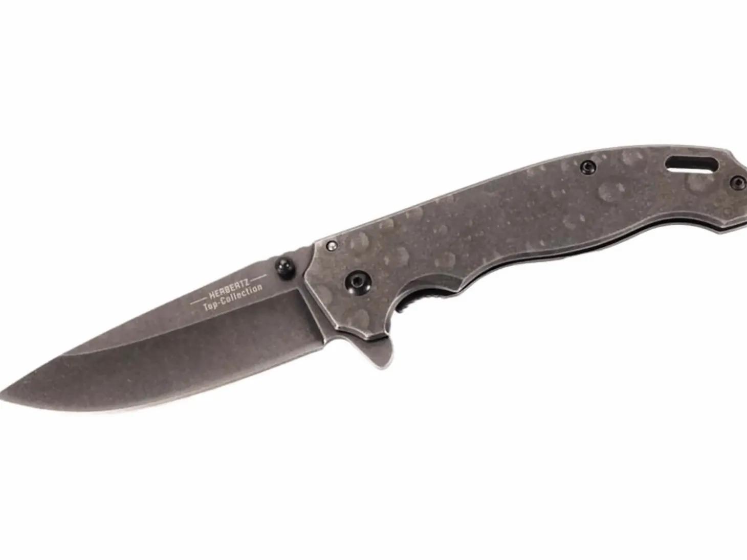 Couteau pliant Herbertz Top Collection 532412 manche 12cm gouttes stonewashed + coffret