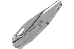 Couteau pliant Herbertz 597412 tout inox lame wharncliffe manche 11,3cm