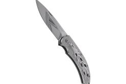 Couteau pliant Herbertz 565212 tout en inox décor aigle enflammé manche 12cm