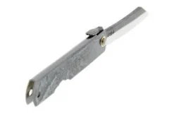Couteau pliant Higonokami 2673 acier carbone manche gravé 10cm noir