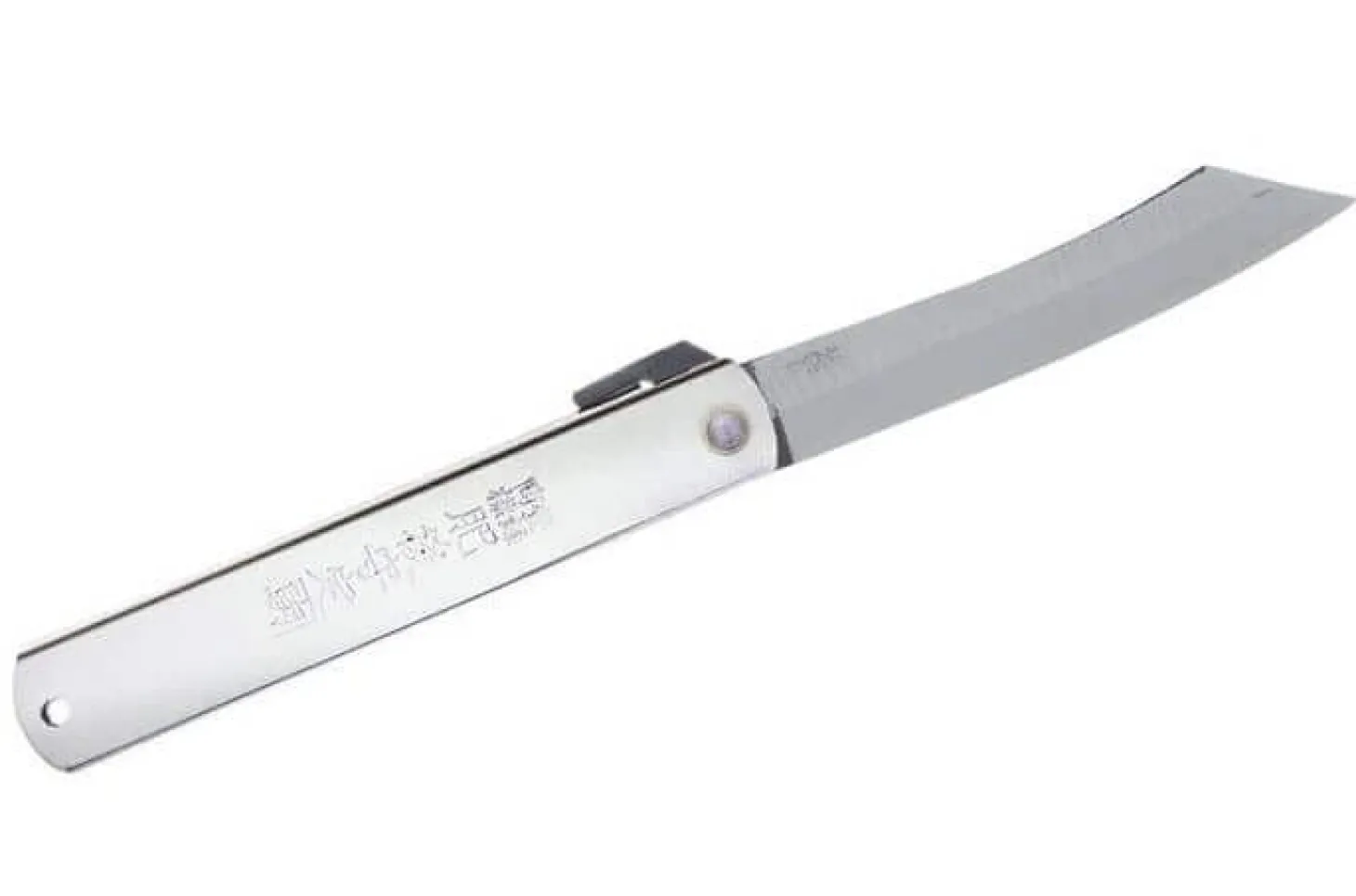 Couteau pliant Higonokami 668 acier carbone manche gravé 12cm en acier
