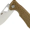 Couteau pliant Honey Badger Flipper D2 Large 01HO029 manche nylon / fibres de verre tan 11,7cm