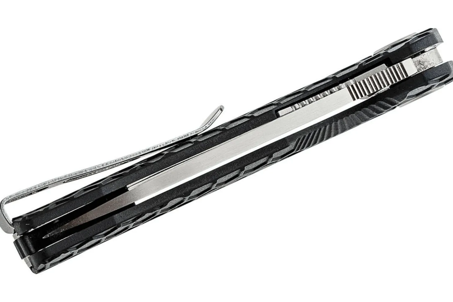 Couteau pliant Honey Badger Flipper Small 01HO008 manche nylon / fibres de verre noir 9,4cm