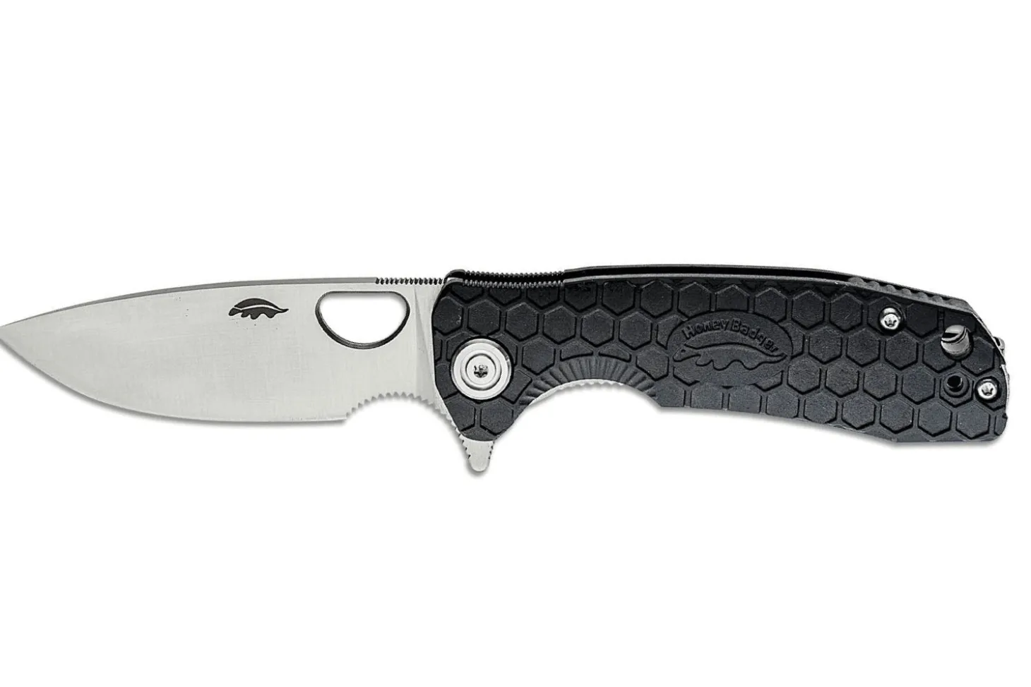 Couteau pliant Honey Badger Flipper Small 01HO008 manche nylon / fibres de verre noir 9,4cm