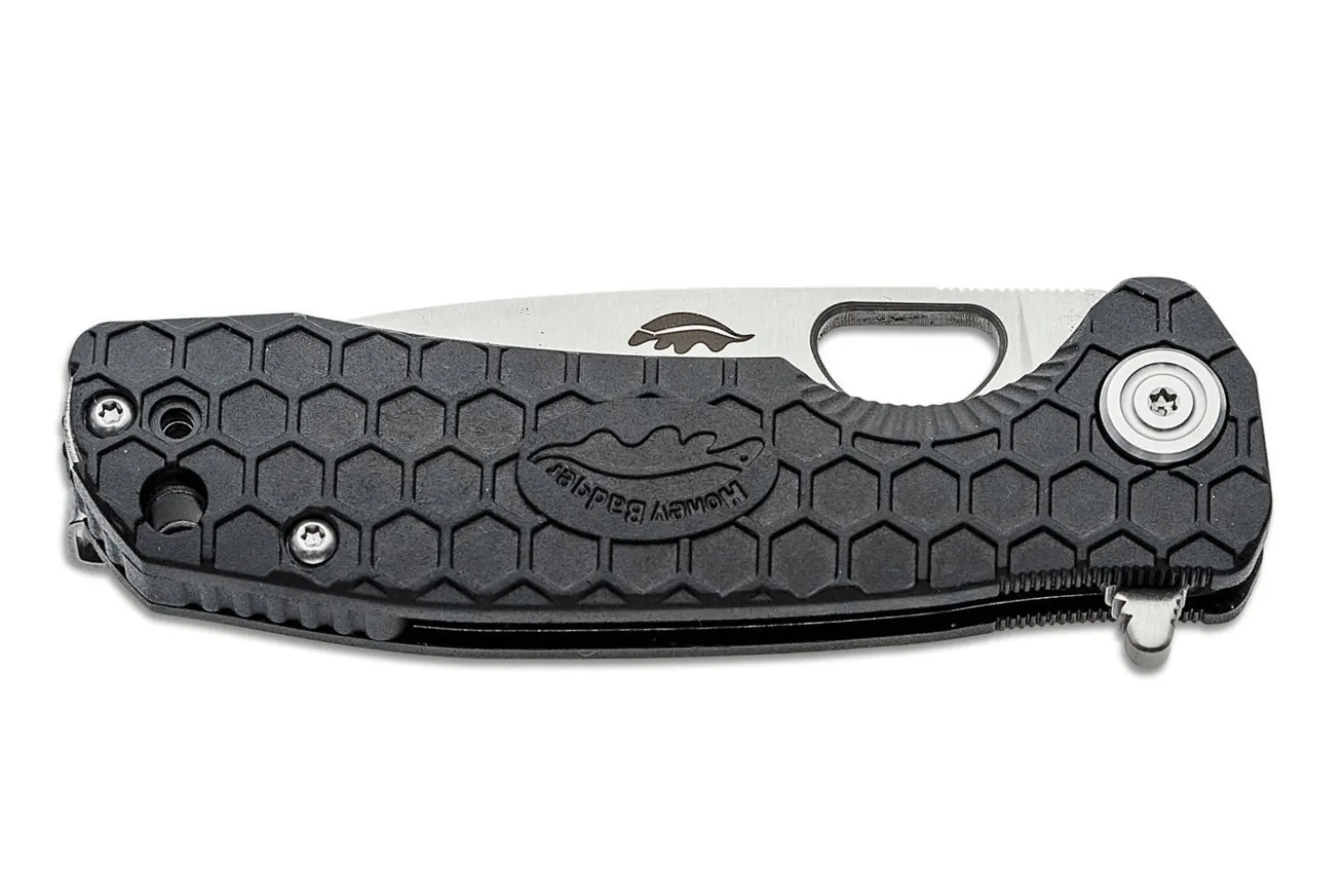 Couteau pliant Honey Badger Flipper Small 01HO008 manche nylon / fibres de verre noir 9,4cm