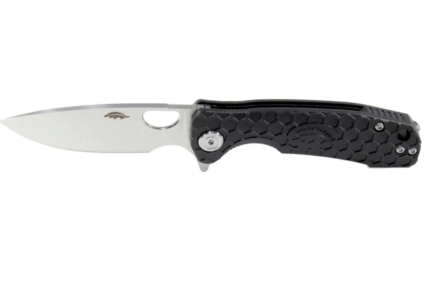 Couteau pliant Honey Badger Flipper Small 01HO008 manche nylon / fibres de verre noir 9,4cm