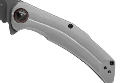 Couteau pliant Kershaw Believer KS.2070 manche en acier inox gris 10,7cm + clip de poche réversible