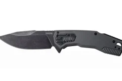 Couteau pliant Kershaw Cannonball KS.2061 blackwash manche en acier gris 11,4cm
