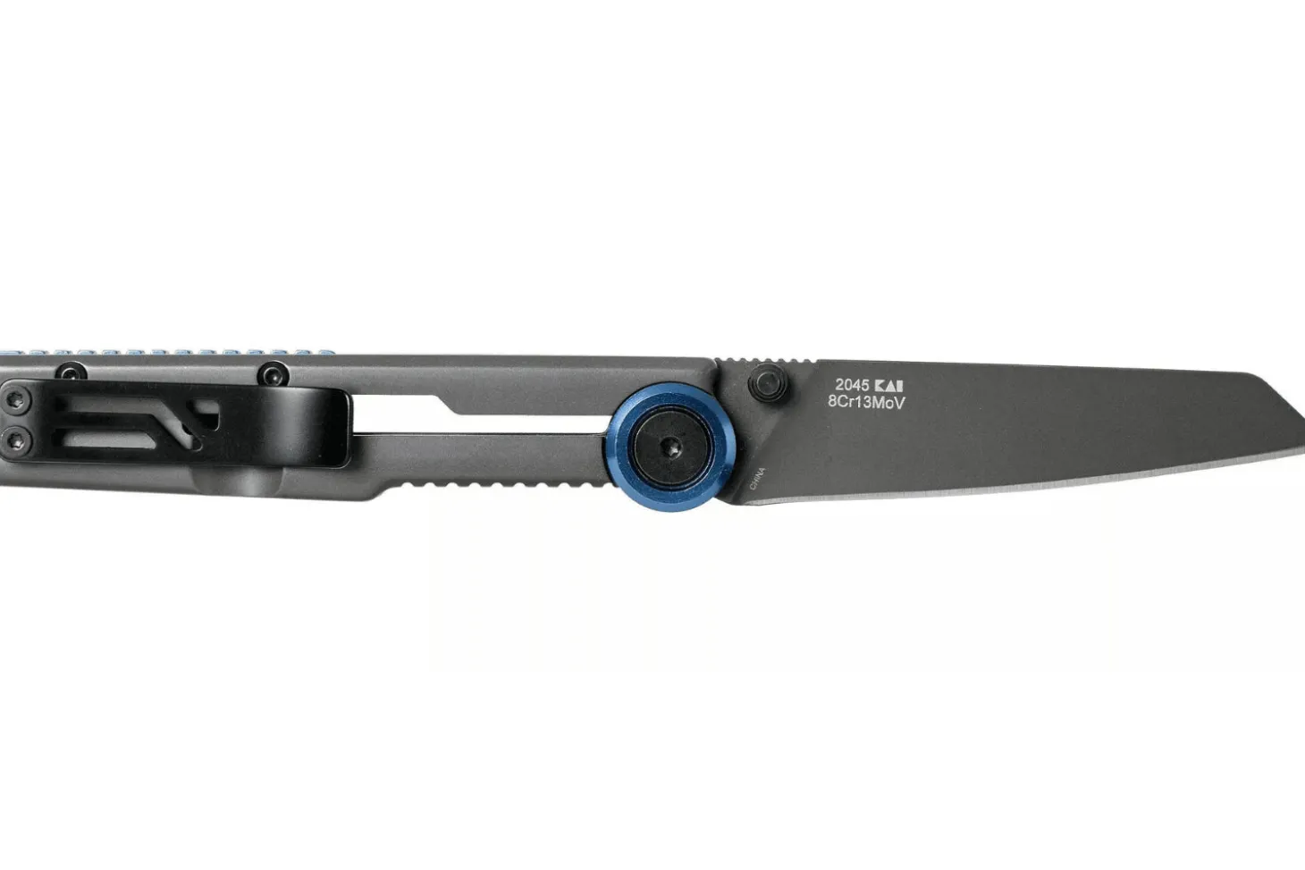 Couteau pliant Kershaw Decibel KS.2045 manche squelette en acier inox gris 9,6cm