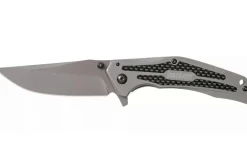 Couteau pliant Kershaw Duojet KS.8300 manche en acier/fibres de carbone 11,4cm