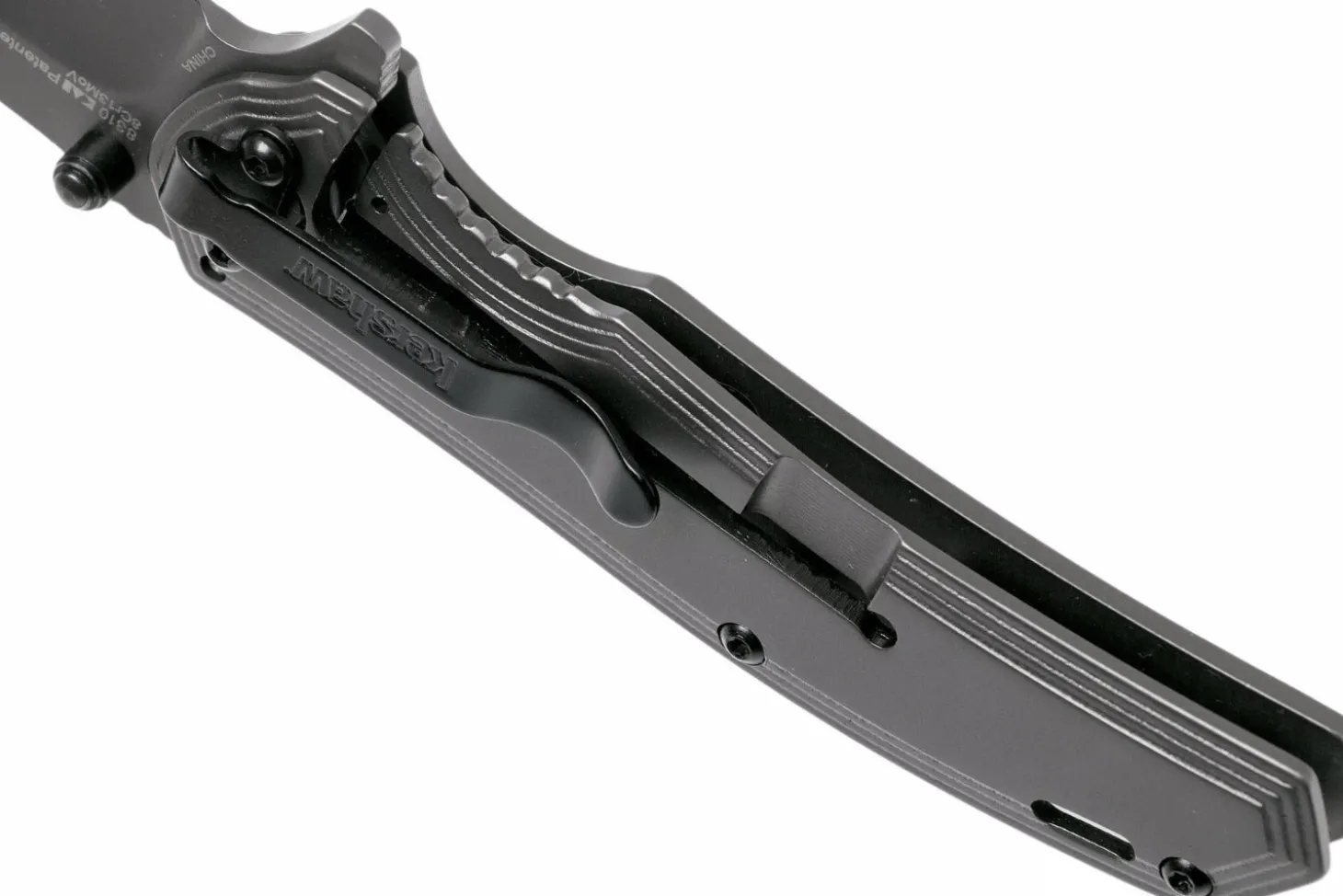 Couteau pliant Kershaw Fringe KS.8310 manche en acier/fibres de carbone 10,5cm
