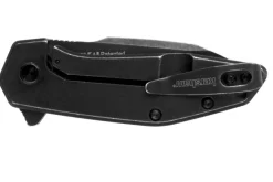 Couteau pliant Kershaw Gravel KS.2065 manche en acier à la finition blackwashed 8,9cm