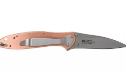 Couteau pliant Kershaw Leek Copper KS.1660CU manche en cuivre 10,3cm