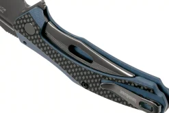 Couteau pliant Kershaw Natrix Copper KS.7007CF manche en G10 revêtu de fibres de carbone noir 10,8cm