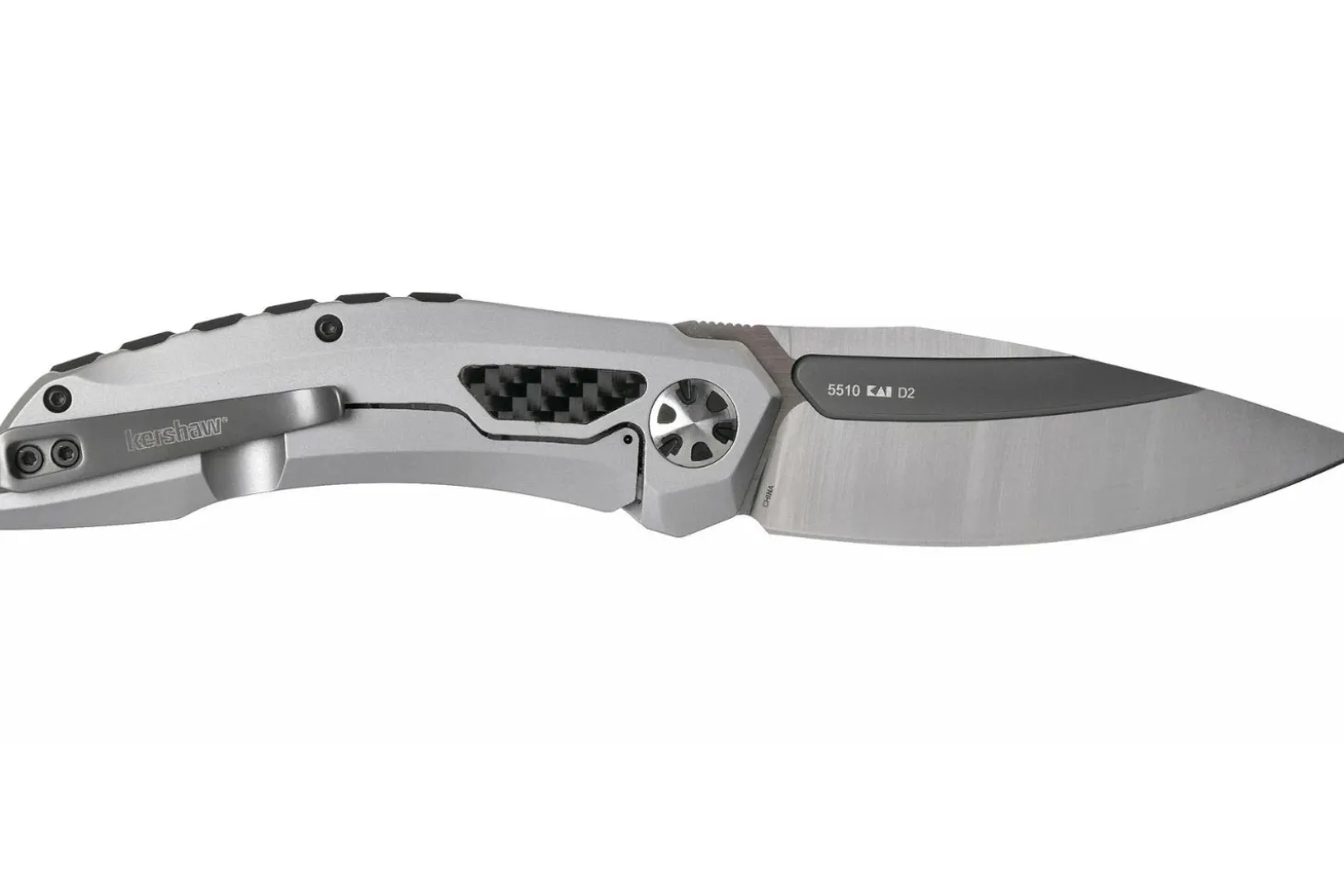 Couteau pliant Kershaw Norad KS.5510 manche en acier gris 11,4cm