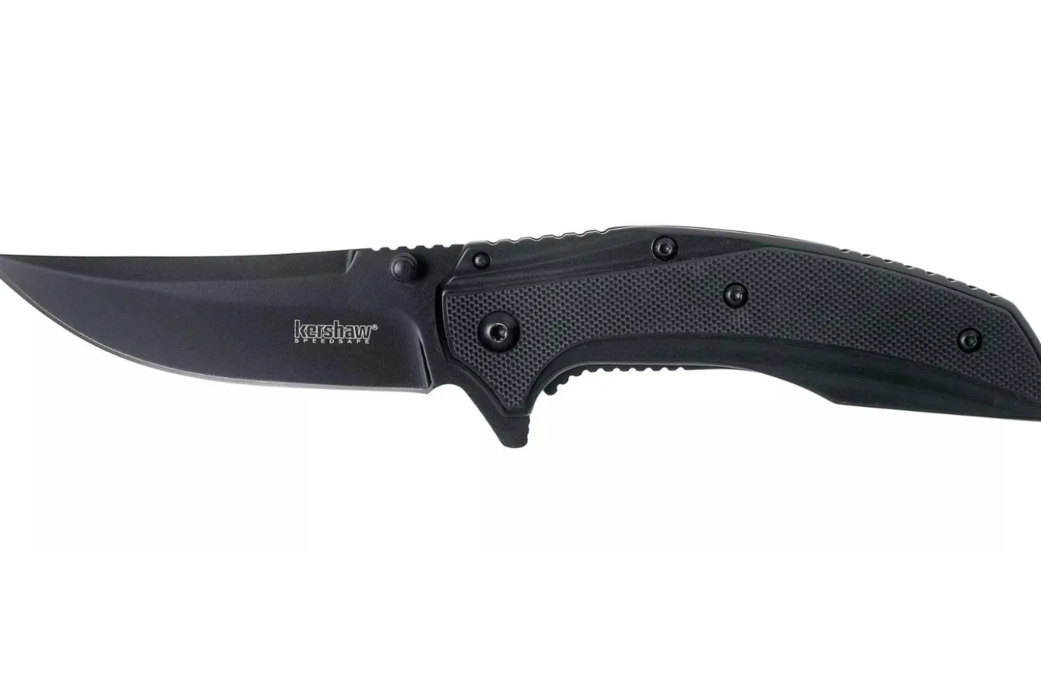Couteau pliant Kershaw Outright KS.8320BLK manche en acier/G10 noir 11,1cm