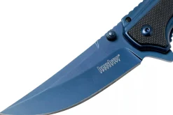 Couteau pliant Kershaw Outright KS.8320 manche en acier/G10 bleu 11,1cm