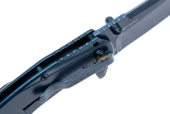 Couteau pliant Kershaw Outright KS.8320 manche en acier/G10 bleu 11,1cm