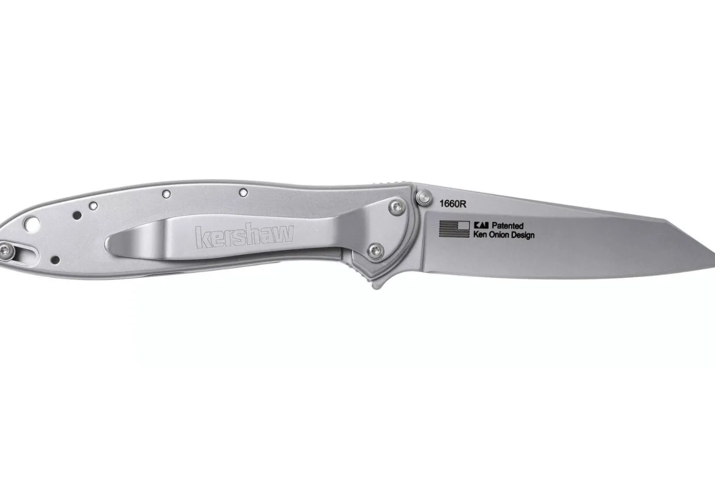 Couteau pliant Kershaw Random Leek KS.1660R manche en acier inox 10,2cm