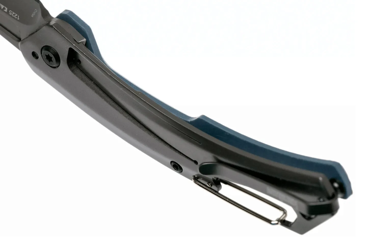 Couteau pliant Kershaw Reverb XL KS.1225 manche en fibre de carbone et G10 bleu/noir 10,9cm