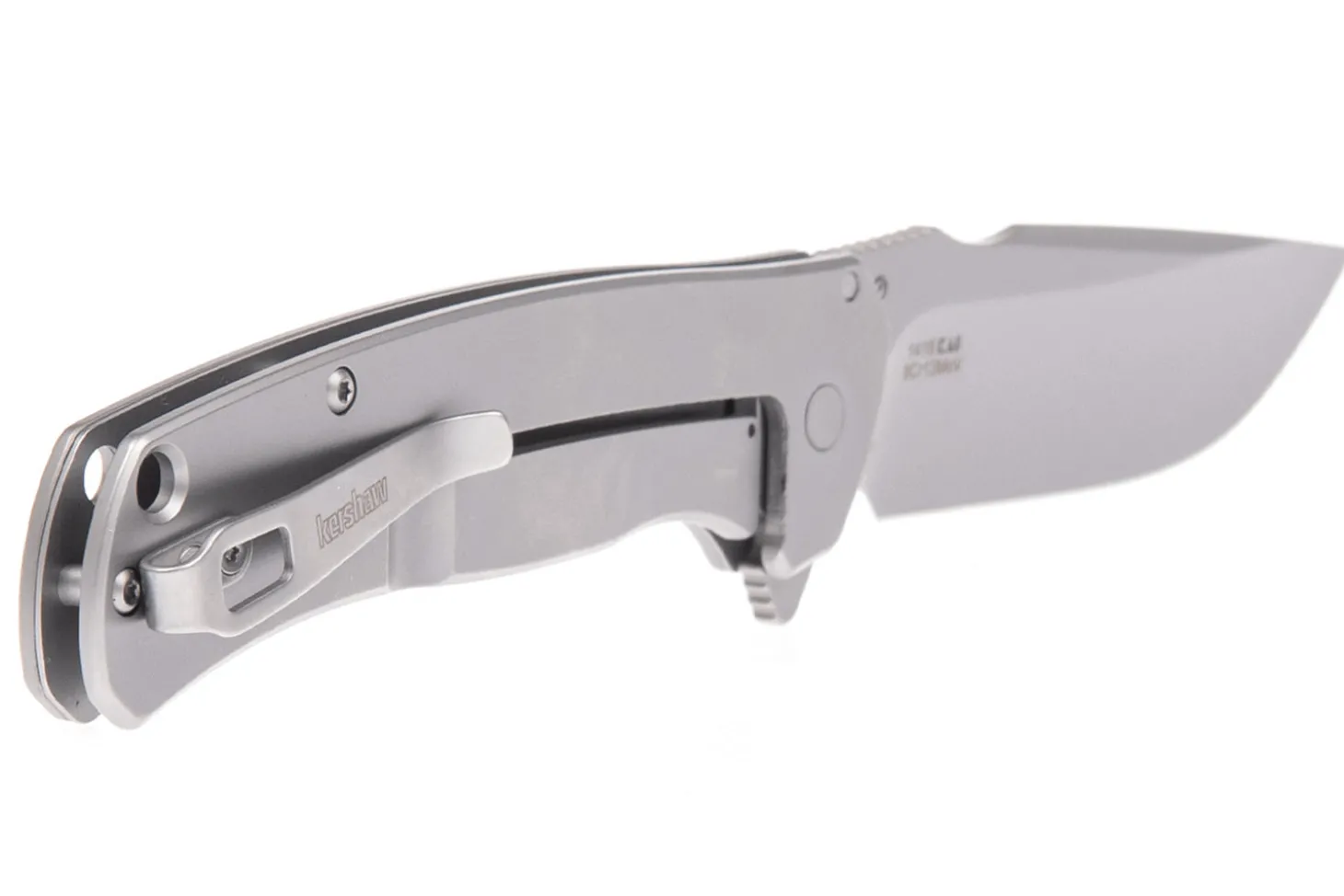 Couteau pliant Kershaw Scour KS.1416 manche en acier inoxydable 11cm