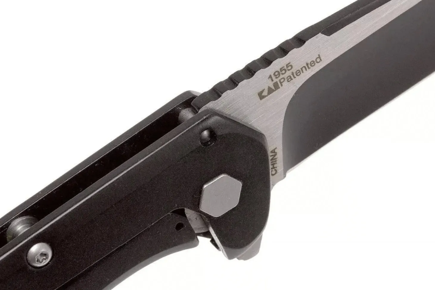 Couteau pliant Kershaw Showtime KS.1955 manche en acier inox noir 10,2cm