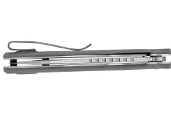 Couteau pliant Kershaw Wharf KS.1414 manche en nylon renforcé de fibre de verre gris 10cm