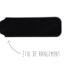 Couteau pliant K2.16M manche acier décor imprimé 3D favelas 11,5cm