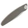 Couteau pliant K2.10M manche bois de violette et acier décor kaléidoscope 11,5cm