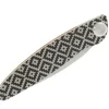 Couteau pliant K2.08M manche olivier et acier décor mosaïque 11,5cm