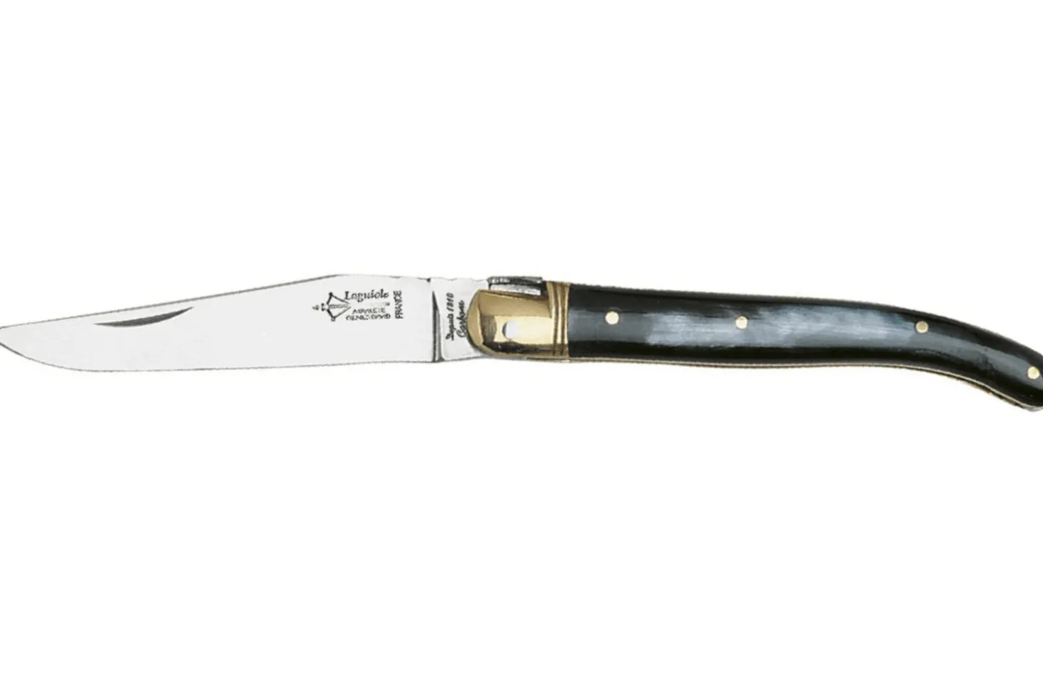 Couteau pliant Laguiole Arbalète G.DAVID 1771.I manche en corne avec mitre inox