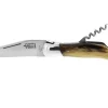 Couteau pliant Laguiole Arbalète G.DAVID manche façon corne blonde 12cm + tire-bouchon