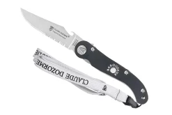 Couteau pliant Laguiole Claude Dozorme manche alu noir 12cm