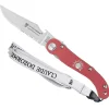 Couteau pliant Laguiole Claude Dozorme manche alu rouge 12cm