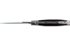 Couteau pliant Laguiole en Aubrac en ébène manche 12cm