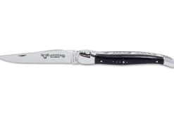 Couteau pliant Laguiole en Aubrac en ébène manche 12cm