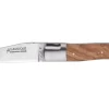 Couteau pliant Laguiole GILLES 9421 manche en bois d'olivier 10,5cm avec mitres