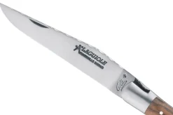 Couteau pliant Laguiole GILLES 8672 manche noyer 12cm avec tire-bouchon