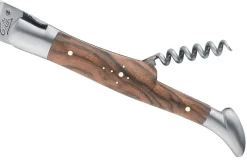 Couteau pliant Laguiole GILLES 8672 manche noyer 12cm avec tire-bouchon