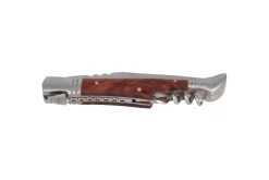 Couteau pliant Laguiole Herbertz 231112 manche bois de cognassier 12cm + tire-bouchon